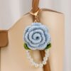 Blue Rose Bag Charm